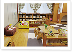 たんぽぽ組の保育室